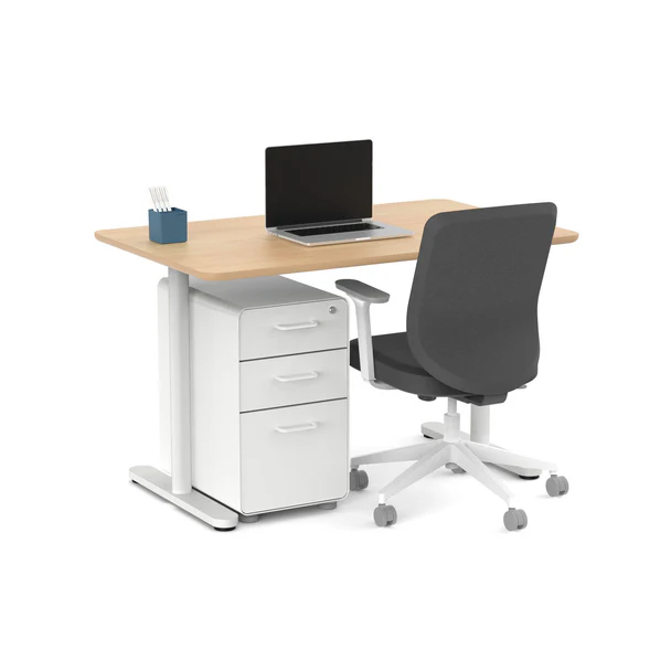 Raise Fixed Height Single Desk - Image 2